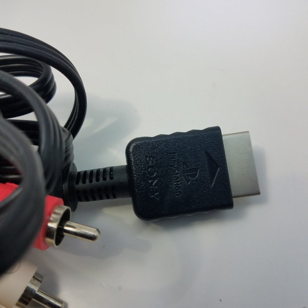 SONY PLAYSTATION AV COMPOSITE CABLE FOR PS1/PS2/PS3 - Picture 3 of 4